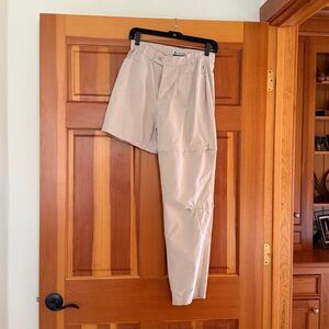 Columbia Women’s Light Beige Cargo Convertible Hiking Pants